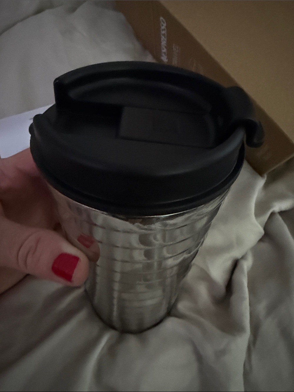 Nespresso Silver Touch Insulated Travel Mug- NWT - Picture 4 of 8